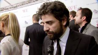 WE Premiere Oscar Isaac Interview HD  ScreenSlam