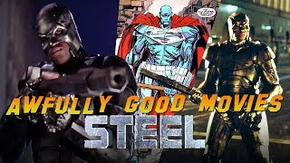 STEEL  Awfully Good Movies 1997 Shaquille ONeal Annabeth Gish Judd Nelson DC Superhero movie