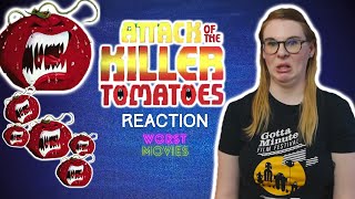 ATTACK OF THE KILLER TOMATOES 1978 REACTION VIDEO AND REVIEW FIRST TIME WATCHING