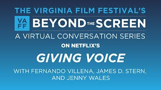 Beyond the Screen Giving Voice with Fernando Villena James D Stern and Jenny Wales