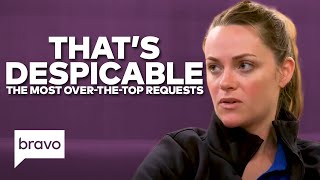 The Most OvertheTop Requests in Below Deck History  Bravo