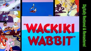 Wackiki Wabbit  Bugs Bunny Looney Tunes  Remastered Full 1943 Color Sound Theatrical
