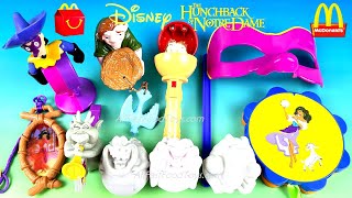 McDONALDS DISNEY THE HUNCHBACK OF NOTRE DAME HAPPY MEAL TOYS FULL SET 8 COLLECTION 1997 1996 MOVIE