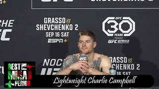 Charlie Campbell Noche UFC Post Fight Interview