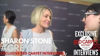 Sharon Stone interviewed at The Grey Lady Los Angeles Premiere GreyLadyMovie
