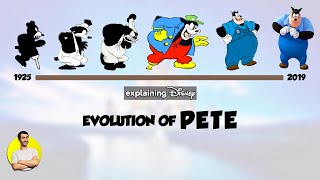 Evolution of PETE Disneys Oldest Character  94 Years Explained  CARTOON EVOLUTION