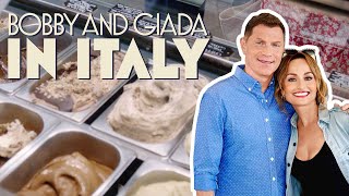 Bobby Flay and Giada De Laurentiis Taste Incredible Gelato in Rome Italy  discovery