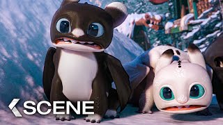 Toothless and his Kids visit New Berk Scene  HOW TO TRAIN YOUR DRAGON Homecoming 2019