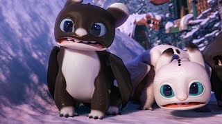 Toothless Kids Visit New Berk Scene  HOW TO TRAIN YOUR DRAGON HOMECOMING 2019 Movie Clip