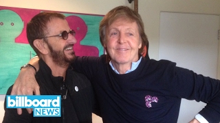 Beatles Ringo Starr and Paul McCartney Have a Studio Reunion  Billboard News