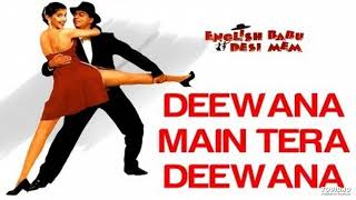 Deewana Main Tera Deewana  English Babu Desi Mem 1996  AlkaYagnik KumarSanu  ShahRukh Sonali