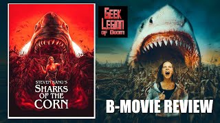 SHARKS OF THE CORN  2021 Shannon Stockin  Jaws Spoof BMovie Review