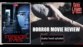 TERROR EYES  2021 Riker Lynch  aka VOYEUR Social Media Horror Movie Review