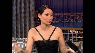 Lucy Liu Learned Samurai Sword Fighting from Sonny Chiba  Late Night with Conan OBrien