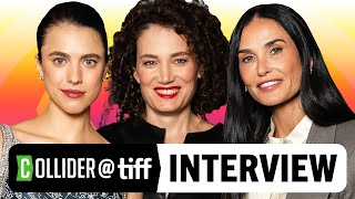 The Substance Interview Demi Moore Margaret Qualley  Coralie Fargeat