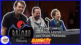 Batman TAS QA with Kevin Conroy Loren Lester and Diane Pershing  Alamo City Comic Con 2018