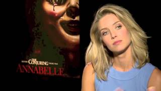 Annabelle 2014 Interview with Annabelle Wallis and Ward Horton
