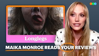 Maika Monroe Reads Your Longlegs Reviews