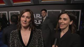 STAR WARS THE RISE OF SKYWALKER PREMIERE  Producers Kathleen Kennedy and Michelle Rejwan Interview