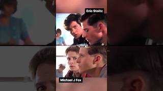 Eric Stoltz vs Michael J Fox as Marty Mcfly backtothefuture delorean 80s