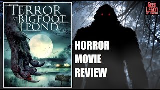 TERROR AT BIGFOOT POND  2020 Emerald Albritton  Sassquatch Found Footage Horror Movie Review