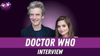 Jenna Coleman  Peter Capaldi Talk Doctor Who The Latest Series  SciFi