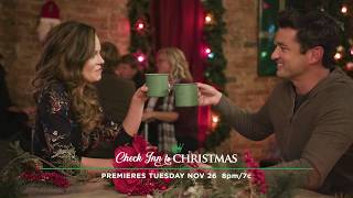 Preview  Check Inn to Christmas  Hallmark Channel movie starring Rachel Boston and Wes Brown