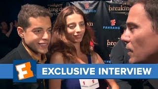 Twilight stars Angela Sarafyan and Rami Malek Exclusive Interview  Comic Con  FandangoMovies