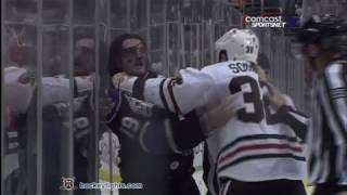 John Scott vs Kevin Westgarth Nov 27 2010  Chicago feed