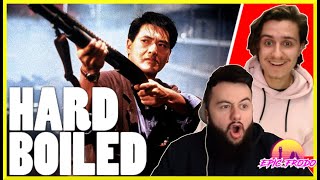 FIRST TIME WATCHING HARD BOILED 1992  The Most INSANE Action Movie Ever  Movie Reaction