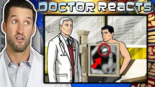 ER Doctor REACTS to Funniest Archer Medical Scenes