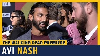 Avi Nash  THE WALKING DEAD Season 10 Red Carpet Premiere Interview