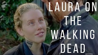 Lindsley Register as Laura on THE WALKING DEAD