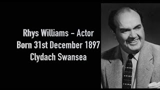 Rhys Williams actor Born Swansea 1897