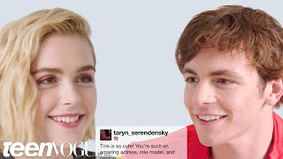 Kiernan Shipka and Ross Lynch FaceOff in a Compliment Battle  Teen Vogue
