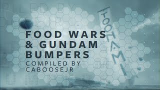 Toonami  Food Wars  Gundam Origin Bumpers HD 1080p