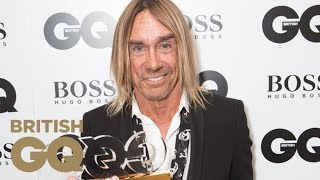 Iggy Pop Accepts The Icon Award  Men Of The Year Awards 2014  British GQ