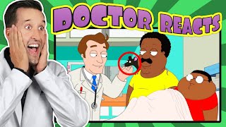 ER Doctor REACTS to Hilarious Medical Scenes From The Cleveland Show