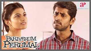 Kathir Yogi Babu Comedy  Pariyerum Perumal Movie  Kathir seeks Anandhis help  Tamil Comedy