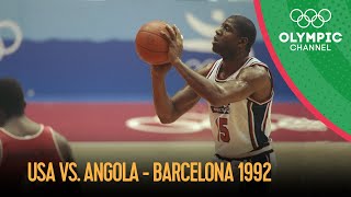 The Dream Teams First Olympic Match  Mens Basketball  Full Game  Barcelona 1992 Replays