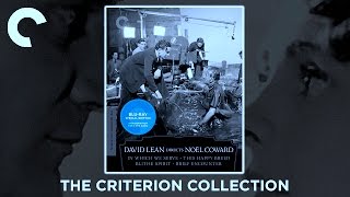 David Lean Directs Nol Coward  Bluray Digipack  Digipak  The Criterion Collection  Unboxing