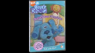 Opening to Blues Clues Blues Room Snacktime Playdate 2004 DVD