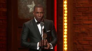 Acceptance Speech Leslie Odom Jr  Best Leading Actor in a Musical 2016