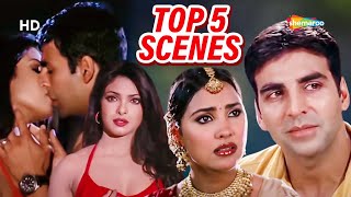 Top 5 Scenes Of Andaaz  Akshay Kumar  Lara Dutta  Priyanka Chopra
