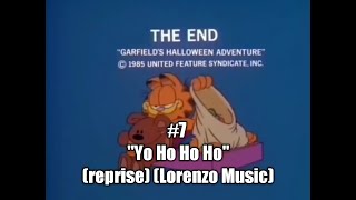 Music Garfields Halloween Adventure 1985  7 Yo Ho Ho Ho reprise Lorenzo Music