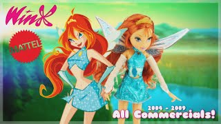 OLD Winx Club All Mattel doll commercials 2004  2009