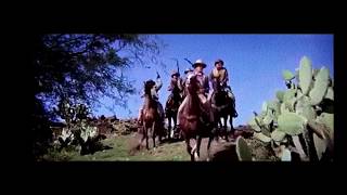 Chisum And Billy the Kid Fights With Horse Thieves Scene  John Wayne Western Film by Warner bros