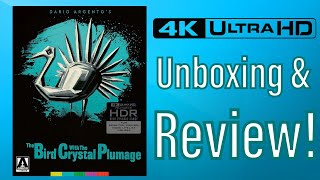 The Bird with the Crystal Plumage 1970 4K UHD Bluray Unboxing  Review