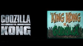 GODZILLA vs KONG Trailer  Side By Side 2021 vs 1963