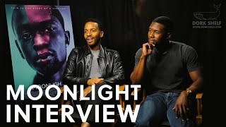 MOONLIGHT Trevante Rhodes and Andr Holland Interview